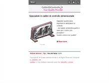 Tablet Screenshot of calibridicontrollo.it